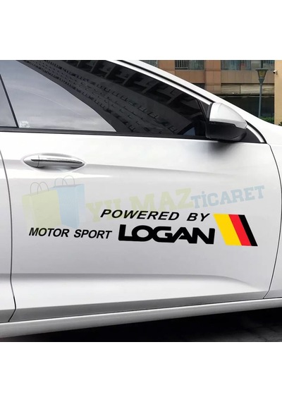 Dacia Logan Logo Arma Yan Kapı Altı Oto Sticker Yapıştırma 1 Çift