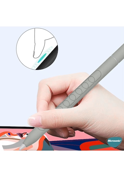 Microsonic Pencil Pro Kılıf Mat Silikon Beyaz