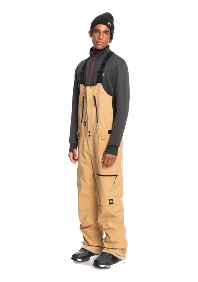 Quıksılver Quiksilver Altostratus Stret Gore-tex Bib Erkek Kahverengi Snowboard Pantolonu Cld0 Hardal