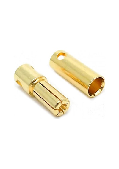 5 Adet 5mm Banana Soket Dişi Erkek Banana Konnektör Bullet Plug Lipo Batarya Esc Motor Drone Rc Araba Fiş