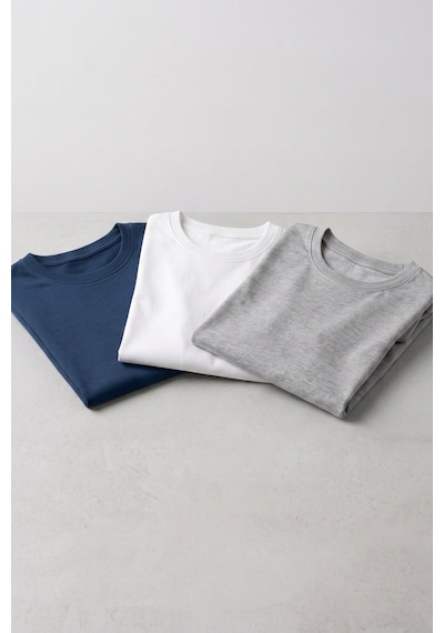 Kiagu Kız Erkek Çocuk Basic Tişört 3'lü Set Pamuklu Uzun Kollu Çocuk Tişört 2-13 Yaş T-shirt Çok Renkli Kiagu Kız Erkek Çocuk Basic Tişört 3'lü Set Pamuklu Uzun Kollu Çocuk Tişört 2-13 Yaş T-shirt Çok Renkli
