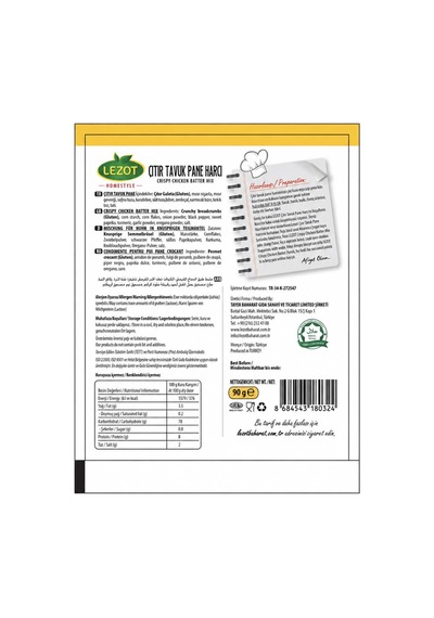 Çıtır Tavuk Pane Harcı 90 G - 914186104