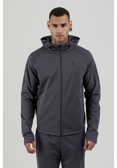 Airlife Power 22 Cr Line Tam Boy Fermuarlı Erkek Kapüşonlu Sweatshirt Smoked Füme
