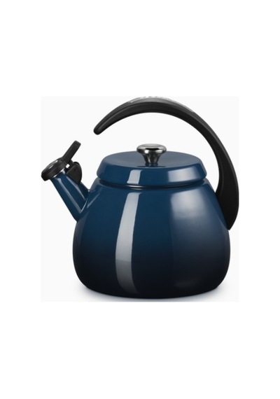 Le Creuset Su Isıtıcısı Çanı 2,1 L, Emaye Karbon Çelik, Şık Ve Dayanıklı Su Isıtıcılar Lacivert 5