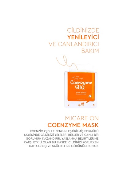 On Coenzyme Q10 Mask - Koenzim Q10 Içeren Yüz Maskesi 5'li