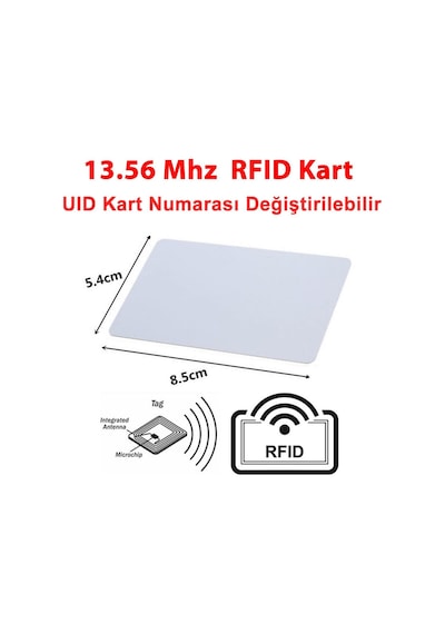 Uıd Değiştirilebilir 13.56mhz Rfıd Manyetik Kart Rfid Proximity Göstergeç Kart 13.56 Mhz Kapı Geçiş