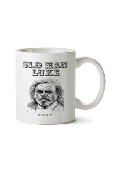 Old Man Luke I Star Wars İki Tarafı Baskılı Kupa Bardak Çok Renkli