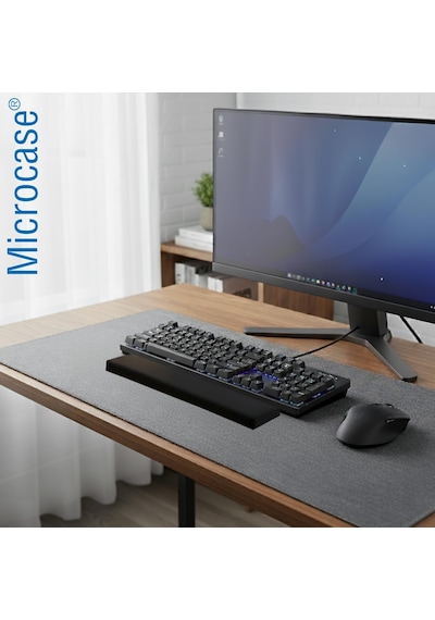 Ortopedik Klavye Bilek Destek Kaydırmaz Taban Ergonomik Klavye Önü Bilek Destek Pedi - Al5372