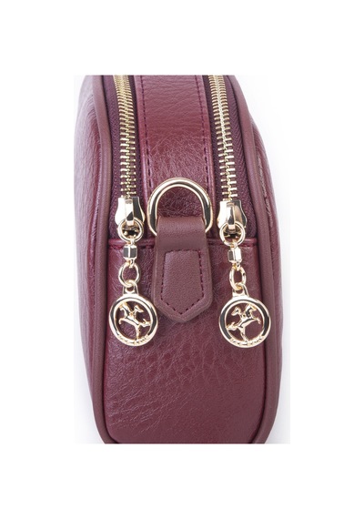 Nas Bag Kadın Mini Cüzdanlı Omuz Ve Çapraz Çanta Bordo Victoria