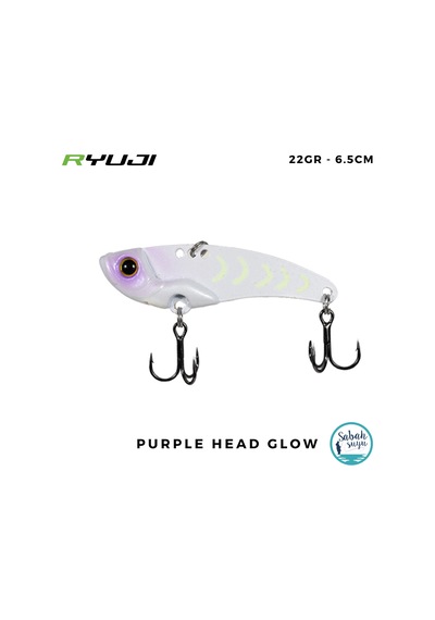 Ryuji Mirror Vıb Vibrasyon Jig 6.5cm 22gr Purple Head Glow