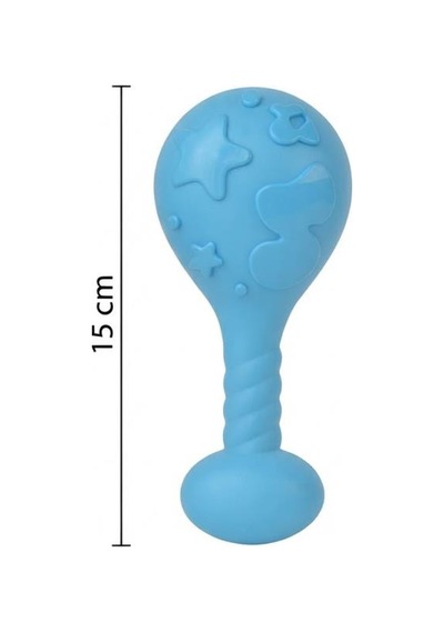Bebek Çıngırak Eğlenceli Ve Eğitici İlk Çıngırağım Kavrama Geliştirici 15 Cm Oyuncak Mavi