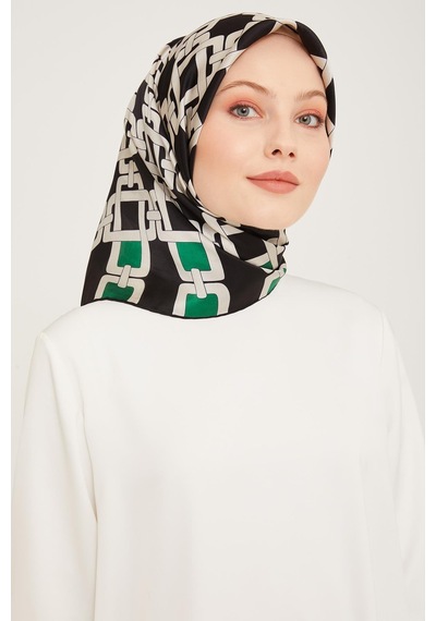 Armine Twill İpek Eşarp 23ka9007 52 - Turuncu