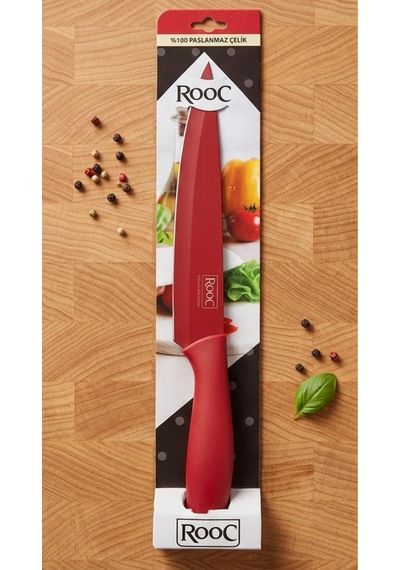 Rooc Teflon Kaplama Bıçak Kırmızı