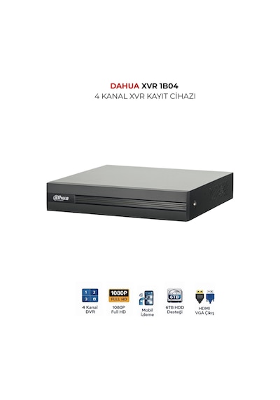 4 Kanal Güvenlik Dvr Kayıt Cihazı Xvr1b04 I T 1080p