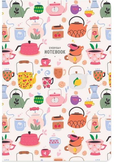 18,5x26 Cm 58 Yaprak Çizgisiz Tel Dikişli Defter Karton Kapak 70 Gr Ivory Kağıt Pembe