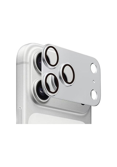 Apple Uyumlu iPhone 17 Pro Max İçin Zore Cl-20 Kamera Lens Koruyucu Gümüş Diğer