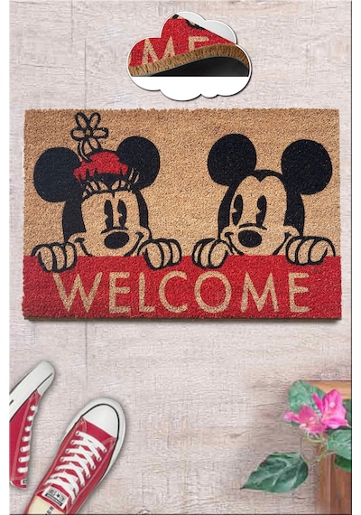 Coco Janmau 40x60 cm KIL Paspas,Dekoratif Çok Amaçlı Iç ve Dış Kapı Paspası
