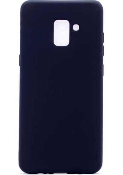 Samsung Uyumlu Galaxy A8 Plus 2018 Kılıf Zore Premier Silikon Kapak Siyah