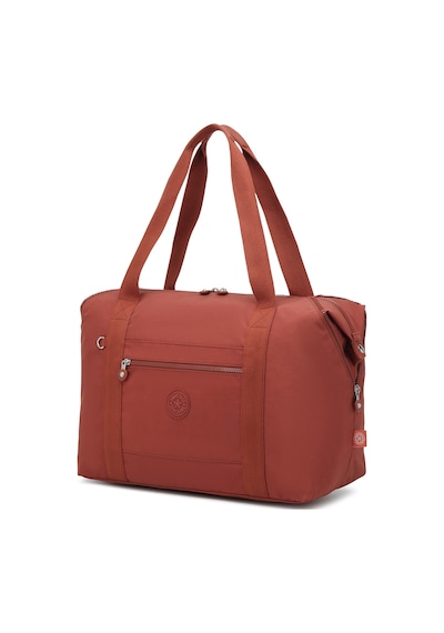 Smart Bags Orta Boy Su Geçirmez Extra Hafif Krınkıl Kumaş El Valizi Ve Spor Çantası Kiremit