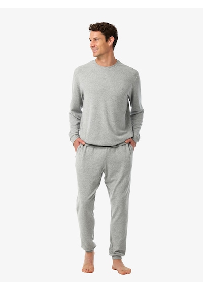 Blackspade Erkek Termal Pijama Takımı 40987 - Gri Melanj