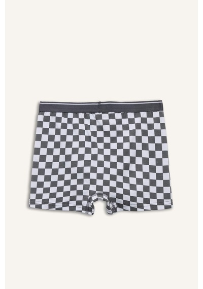 Defacto Desenli Penye 5'li Boxer Erkek Çocuk H0706A826SP