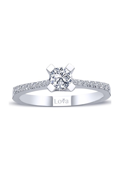 Lova Toplam 0,44 Karat Pırlanta Tektaş Yüzük - 1020276