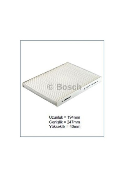 BOSCH 1987435003 POLEN FİLTRESİ BMW 1 F20 F21 12- BMW 2 13- BMW 3
