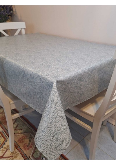 Elyaflı Pvc Masa Örtüsü Modern, Dayanıklı, Silinebilir Ve Şık Görünüm Fnt1269 Mavi