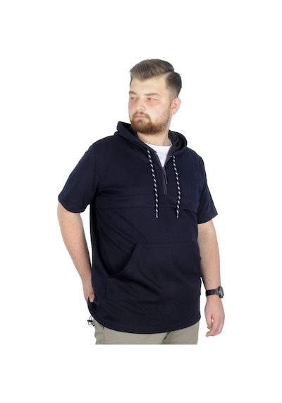 Mode Xl Büyük Beden Sweat Kapşon Ted 22560 Lacivert 001