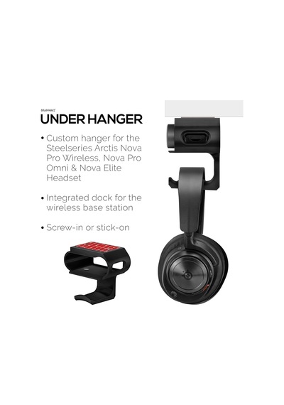 Steelseries Arctis Nova Pro Kablosuz Baz İstasyonu İçin Dock İle Kablosuz Kulaklık Askısı Standı Hps02