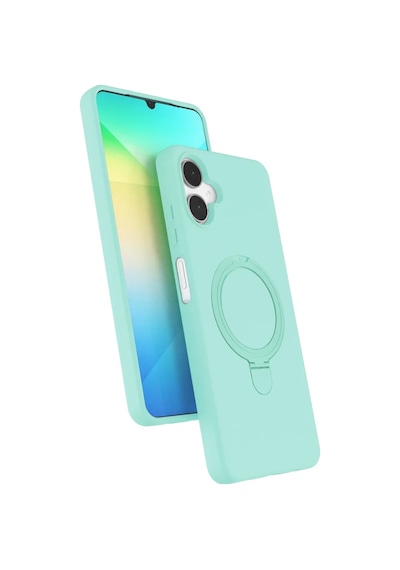 Samsung Galaxy A06 Uyumlu Regal Magsafe Standlı Kapak - Su Yeşili