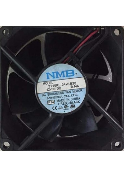 8 X 8 X 2.5 Cm 12V 0.14A 2 Telli Fan