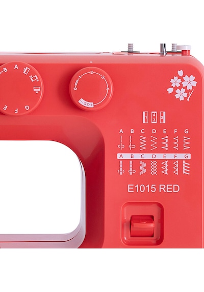 Janome E1015 Dikiş Makinesi Kırmızı