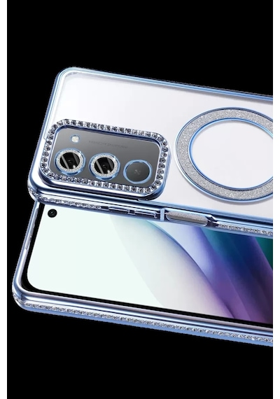 Xiaomi Redmi 15 4g Joke Simli Magneticsafe Kılıf - Mavi