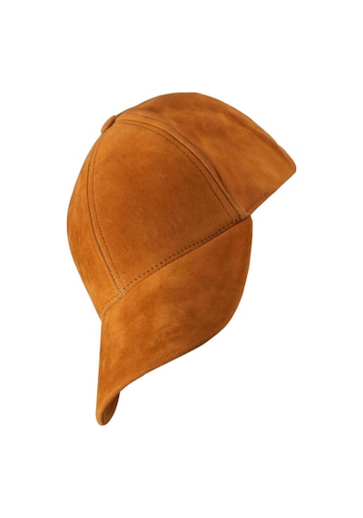 Uniquetrenders Unisex Vegan Süet Şapka Taba