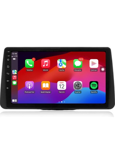 Fiat Egea Cross Android Multimedya Sistemi 6-128 Myway 2020-2024 9"