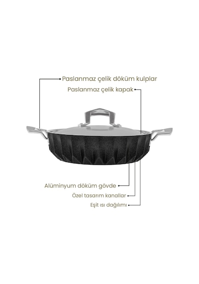 Emsan Diagon 26 CM Karnıyarık Tencere