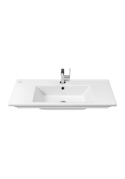 Turkuaz Seramik Cerastyle Arte 85x45 CM Etajerli Lavabo Dolap Hariç