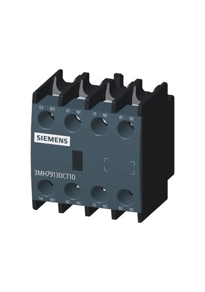 Siemens Sinoplus 3mh7913-0ct10 Yardımcı Kontak Boy 0, 1, 2, 3, 4, 1na+3nk , Önden