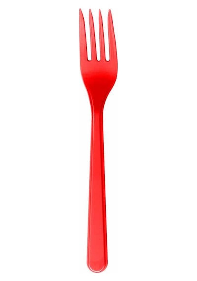 Piknik Davet Doğum Günü Ofis Catering Omeyva Sofra Seti - 25 Kişilik Kırmızıtabak Bardak Çatal Kırmızı
