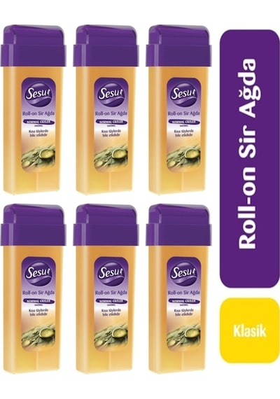Rollon Sir Ağda Normal Ciltler Natürel 100 Ml X 6 Adet