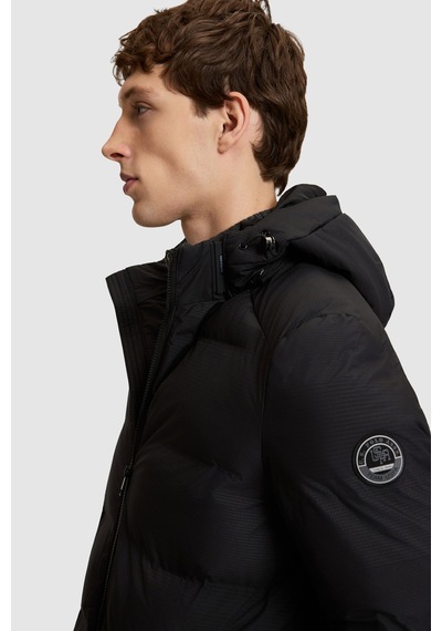U.S. Polo Assn. Erkek Siyah Dik Yaka Fermuarlı Cepli Mont 50326210-vr046