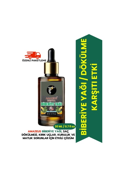 Amazeus Biberiye Yağı %100 Saf Ve Doğal Besleyici Etki 20 Ml / 0.7 Fl Oz