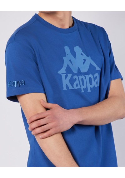 Kappa Comforted Erkek Mavi Regular Tişört