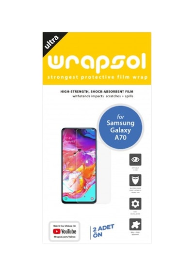 Galaxy A70 Ekran Koruyucu 1+1 Ön Poliüretan Film