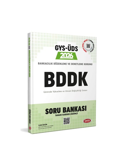 Data 2026 Gys Üds Bddk Karekod Çözümlü Soru Bankası