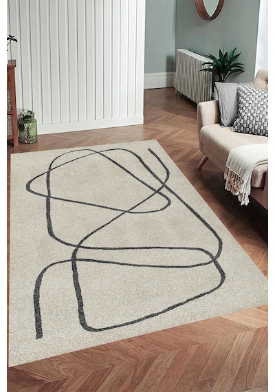 Rovigo Home Dijital Baskı Yıkanabilir Kaymaz Taban Salon Halısı Ve Yolluk Rv024-fnl279 Bej
