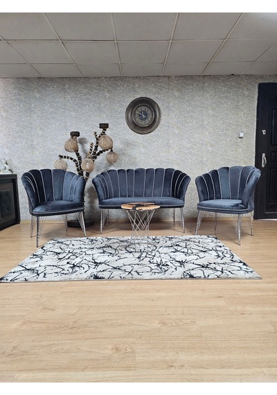 Zafir Krom Kaplama Tel Ayak Papatya Çay Seti Koltuk Takımı , Balkon, Salon, Ofis, Cafe Koltuk Takımı Füme Zafir Krom Kaplama Tel Ayak Papatya Çay Seti Koltuk Takımı , Balkon, Salon, Ofis, Cafe Koltuk Takımı Füme