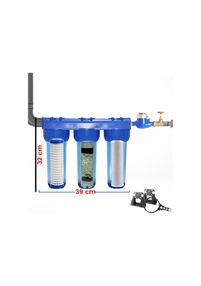 Daire Giriş Filtresi 3 Lü Tam Set 3/4"