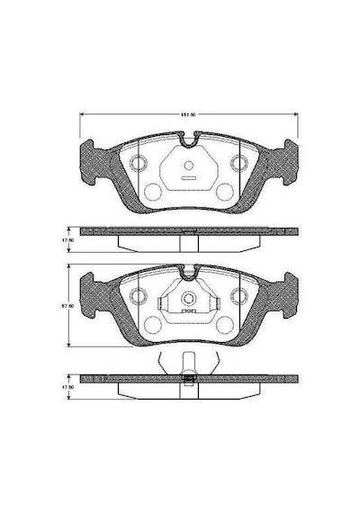 Bmw E46 Ön Fren Balatası M3/330 Dişi Modellere 1999-2005 Bosch